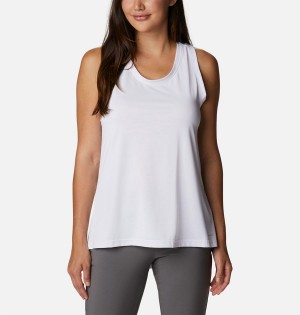 White Columbia Hike Women's Tank Top | 86350GPSW