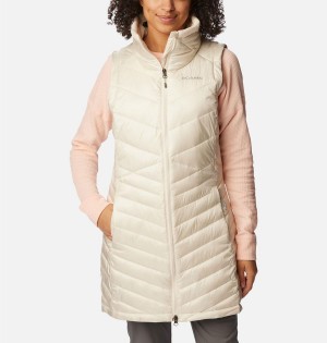 White Columbia Joy Peak Long Women's Vest | 17843MXRK