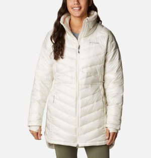 White Columbia Joy Peak Mid Women's Puffer Jacket | 78602IPTR