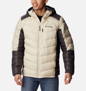 White Columbia Labyrinth Loop Omni Heat Infinity Hooded Insulated Men's Puffer Jacket | 05768VUCE