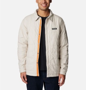 White Columbia Landroamer Quilted Jacket Men's Shirt | 94372BMUO