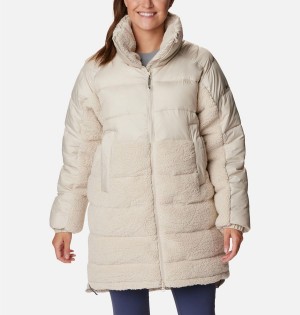 White Columbia Leadbetter Point Long Women's Puffer Jacket | 01862YBLD