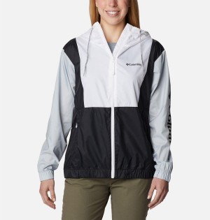 White Columbia Lily Basin Jacket Women's Windbreaker | 79183GSPE