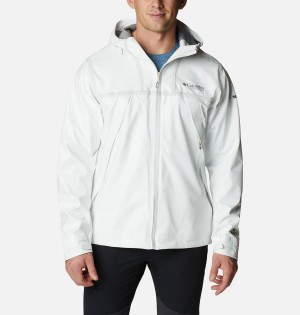 White Columbia OutDry Extreme Eco II Tech Shell Men's Rain Jacket | 80573MPSQ