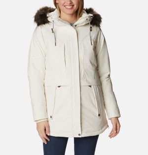 White Columbia Payton Pass Insulated Women's Coats | 49835JIFO