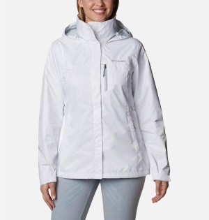 White Columbia Pouration Women's Rain Jacket | 34268GMOP