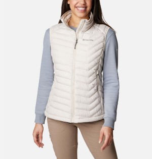 White Columbia Powder Lite Women's Vest | 03417QLBW