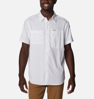 White Columbia Silver Ridge UtilityLite Short Sleeve Men's Shirt | 73480TXIB