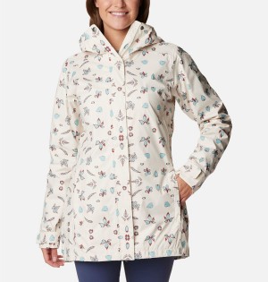 White Columbia Splash A Little II Women's Rain Jacket | 60523KFQP