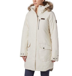 White Columbia Suttle Mountain Long Insulated Women's Coats | 26405MXLE