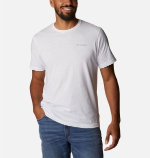 White Columbia Thistletown Hills Short Sleeve Men's T-Shirt | 15429RGOH