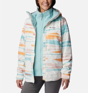 White Columbia Tunnel Falls II Interchange Women's 3 In 1 Jackets | 83146QVBU