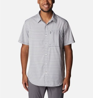 White Columbia Twisted Creek III Short Sleeve Men's Shirt | 39527OCHI