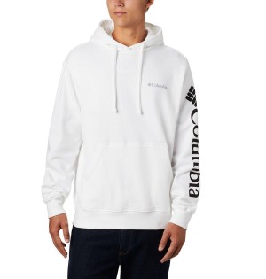 White Columbia Viewmont II Sleeve Graphic Men's Hoodie | 56721TKXR