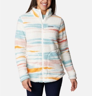 White Columbia West Bend Full Zip Women's Fleece Jacket | 05687SJLG