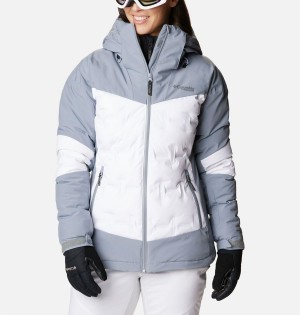 White Columbia Wildcard III Down Women's Ski Jacket | 41352KDJR