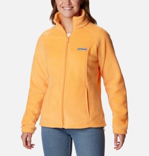 Yellow Columbia Benton Springs Full Zip Women's Fleece Jacket | 52186DPFQ