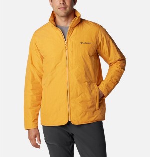 Yellow Columbia Birchwood Insulated Men's Puffer Jacket | 83654NPHQ