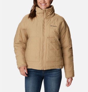 Yellow Columbia Chatfield Hill II Women's Puffer Jacket | 32198KTRO