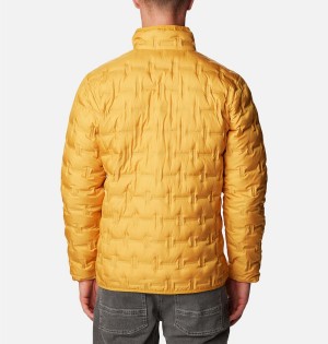 Yellow Columbia Delta Ridge Insulated Men's Puffer Jacket | 50137GRCX