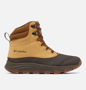 Yellow Columbia Expeditionist Shield Men's Boots | 06923HFOY