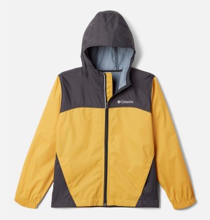 Yellow Columbia Glennaker Kids' Jacket | 10472ENIM