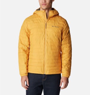 Yellow Columbia Silver Falls Hooded Insulated Men's Puffer Jacket | 23180XTDW