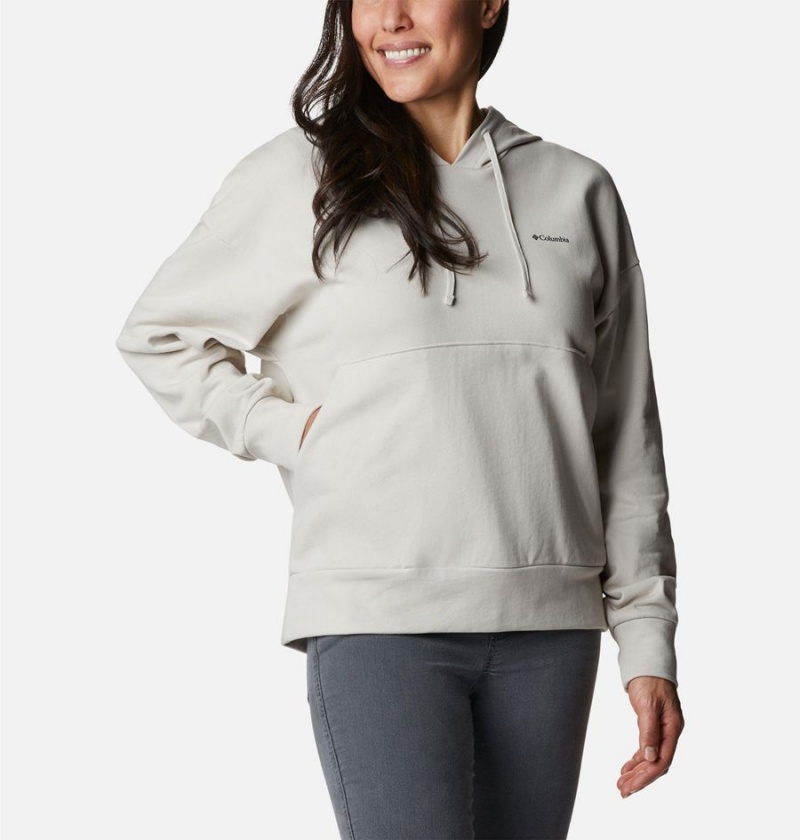 Beige Columbia Break It Down Women's Hoodie | 62153KNYP