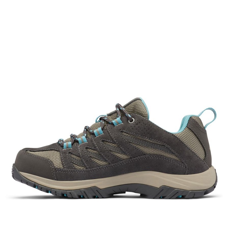 Beige Columbia Crestwood Waterproof Women's Hiking Shoes | 37018JWHE