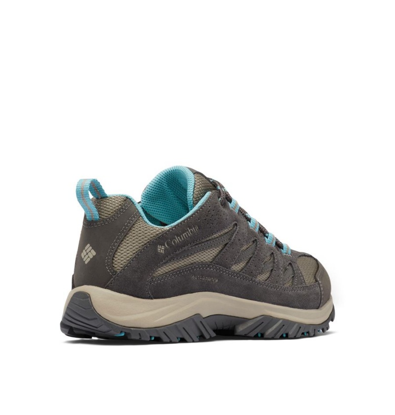 Beige Columbia Crestwood Waterproof Women's Hiking Shoes | 37018JWHE