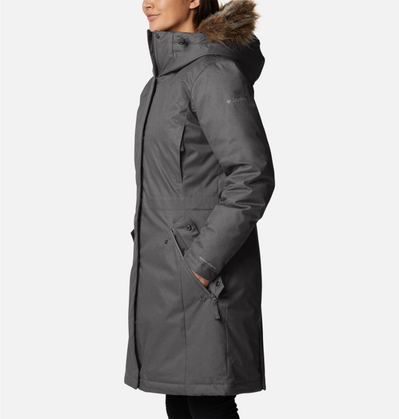 Beige Columbia Juniper Ridge Parka Women's Puffer Jacket | 85216CQEG