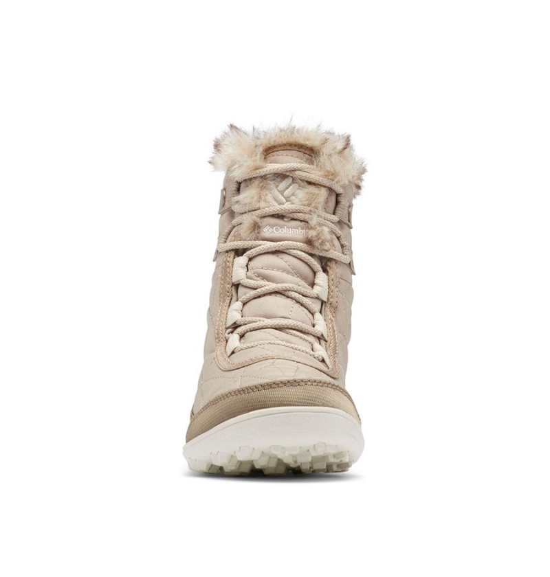 Beige Columbia Minx Shorty III Women's Boots | 56421HDNR