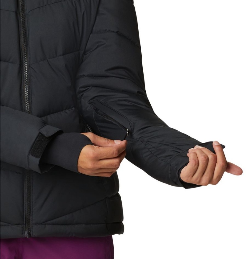 Black Columbia Abbott Peak Insulated Women's Ski Jacket | 72941PVDY