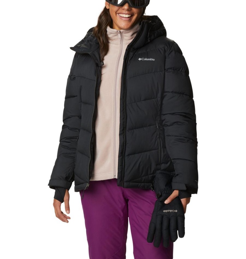 Black Columbia Abbott Peak Insulated Women's Ski Jacket | 72941PVDY