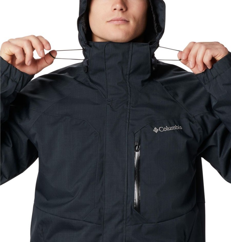 Black Columbia Alpine Action Insulated Men's Ski Jacket | 10469FTGK