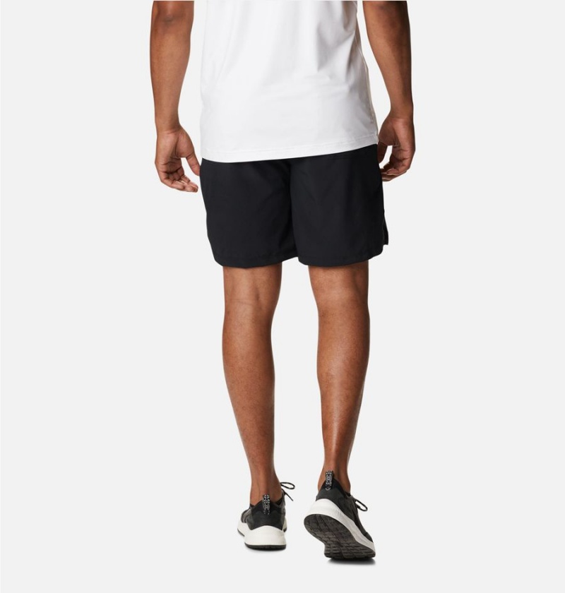 Black Columbia Alpine Chill Zero Men's Shorts | 52701YQEZ