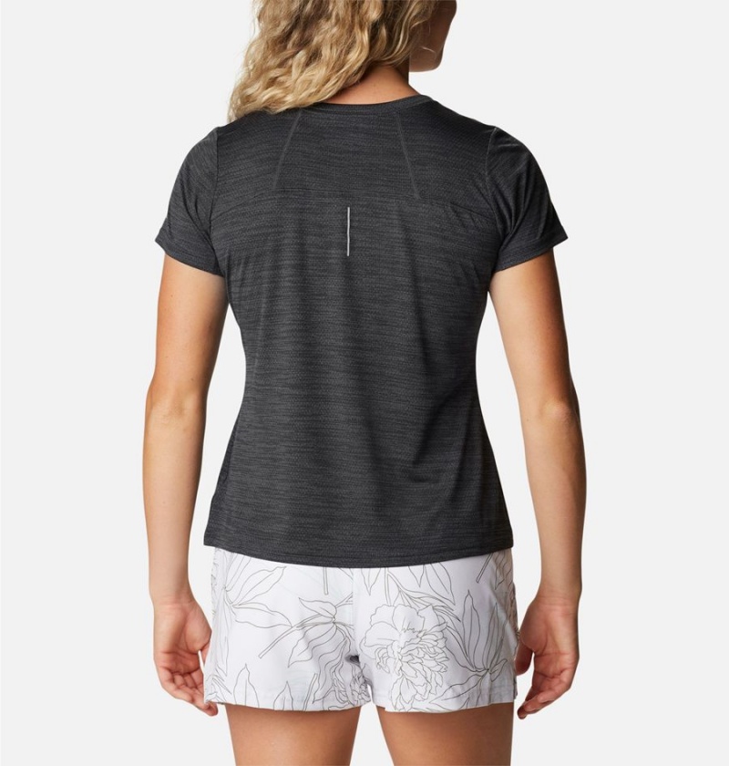 Black Columbia Alpine Chill Zero Short Sleeve Women's T-Shirt | 79628FGIE