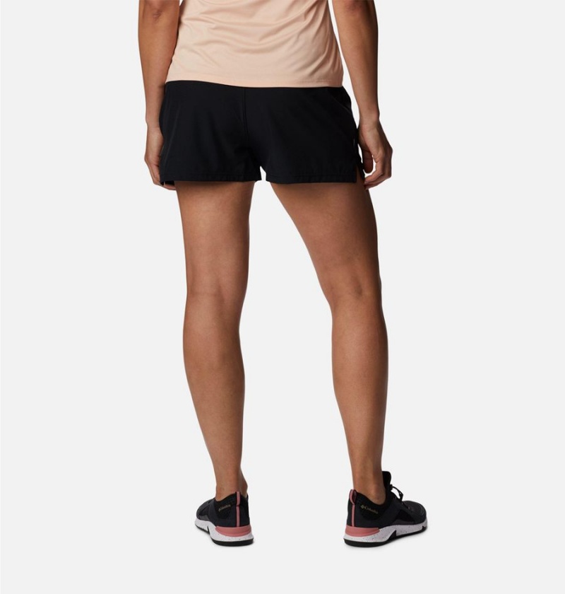 Black Columbia Alpine Chill Zero Women's Shorts | 15482KWOL