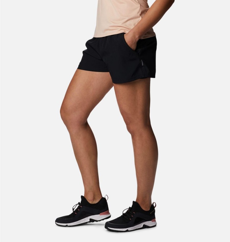 Black Columbia Alpine Chill Zero Women's Shorts | 15482KWOL