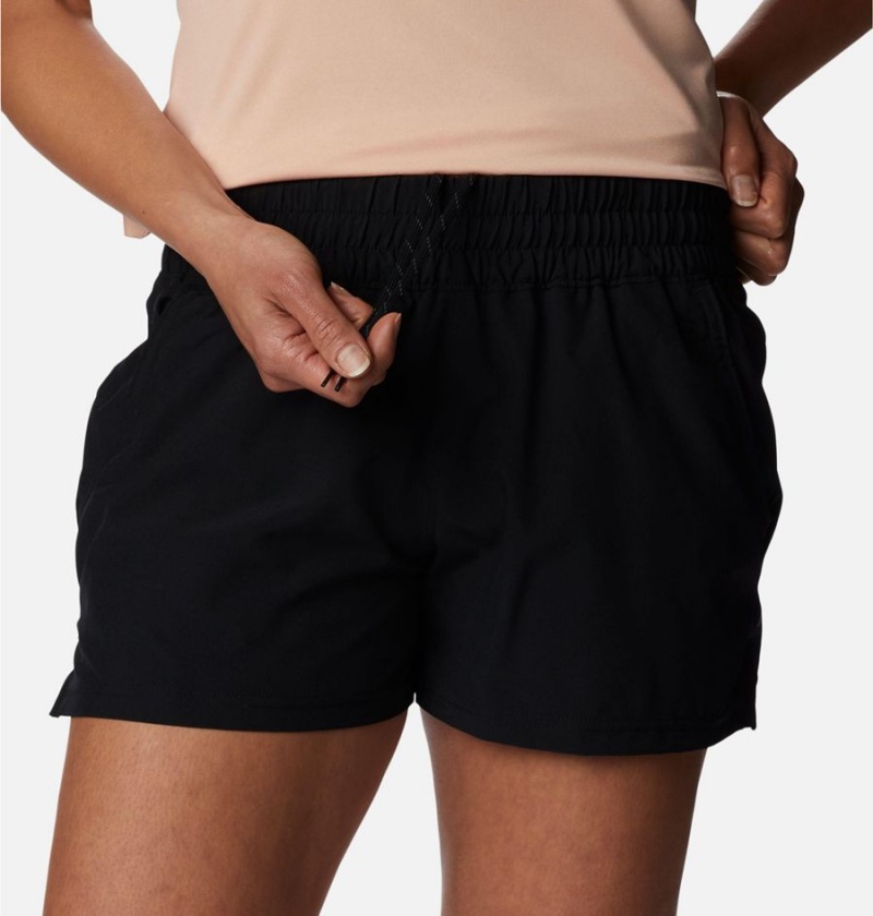 Black Columbia Alpine Chill Zero Women's Shorts | 15482KWOL