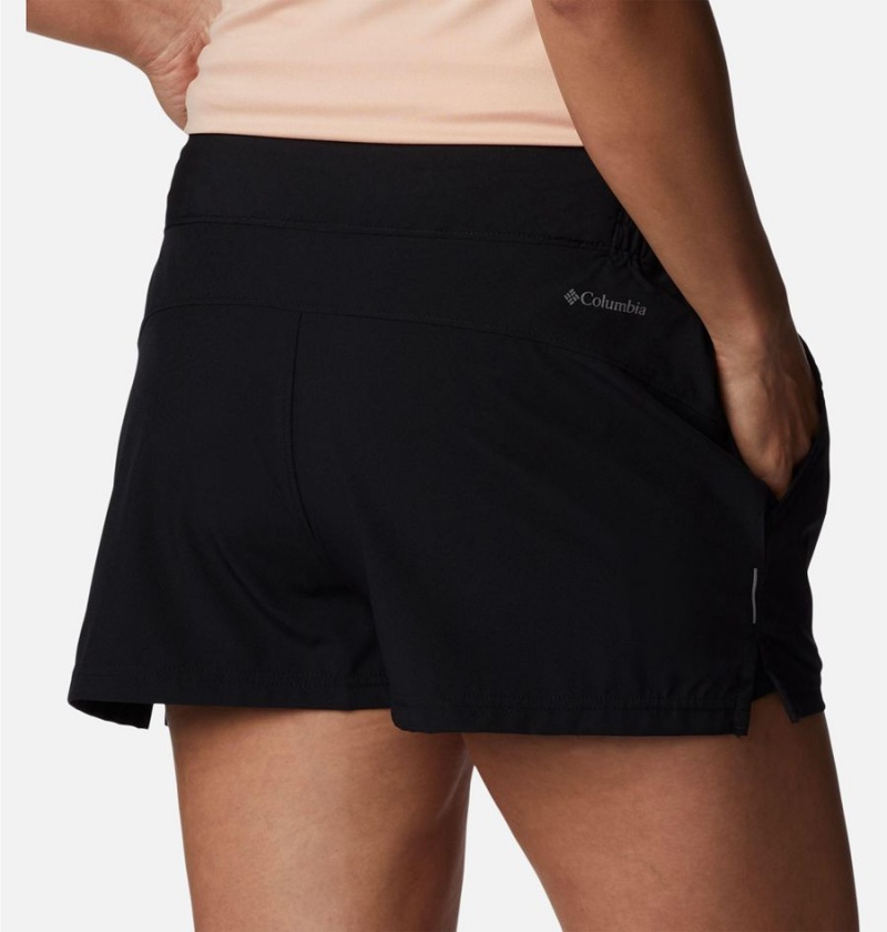 Black Columbia Alpine Chill Zero Women's Shorts | 15482KWOL