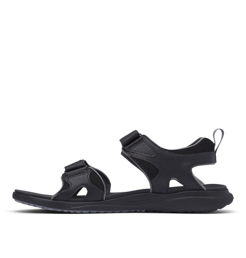 Black Columbia Ankle Strap Men's Sandals | 06512OWZJ