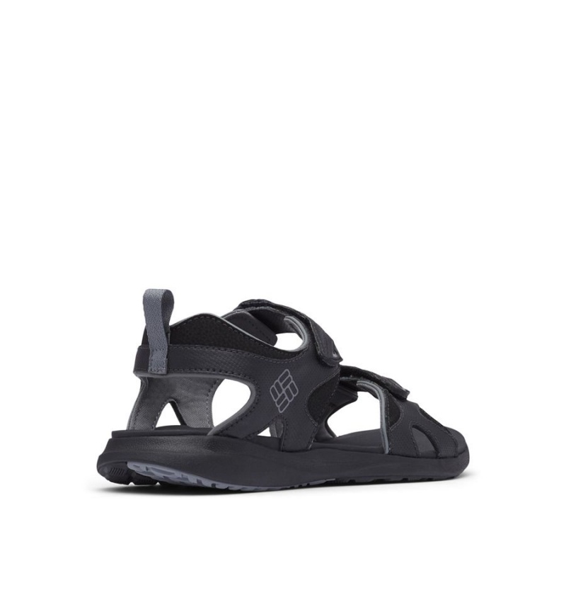 Black Columbia Ankle Strap Men's Sandals | 06512OWZJ