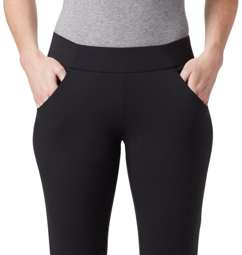 Black Columbia Anytime Casual Pull On Women's Pants | 36180TNVC