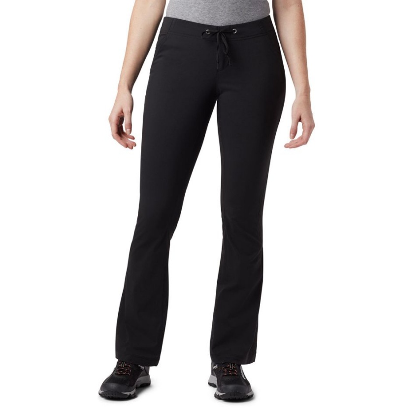 Black Columbia Anytime Outdoor Boot Cut Women\'s Pants | 76230UEQJ