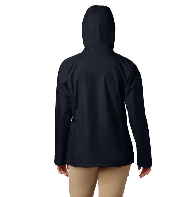 Black Columbia Arcadia II Women's Rain Jacket | 10847NYTS