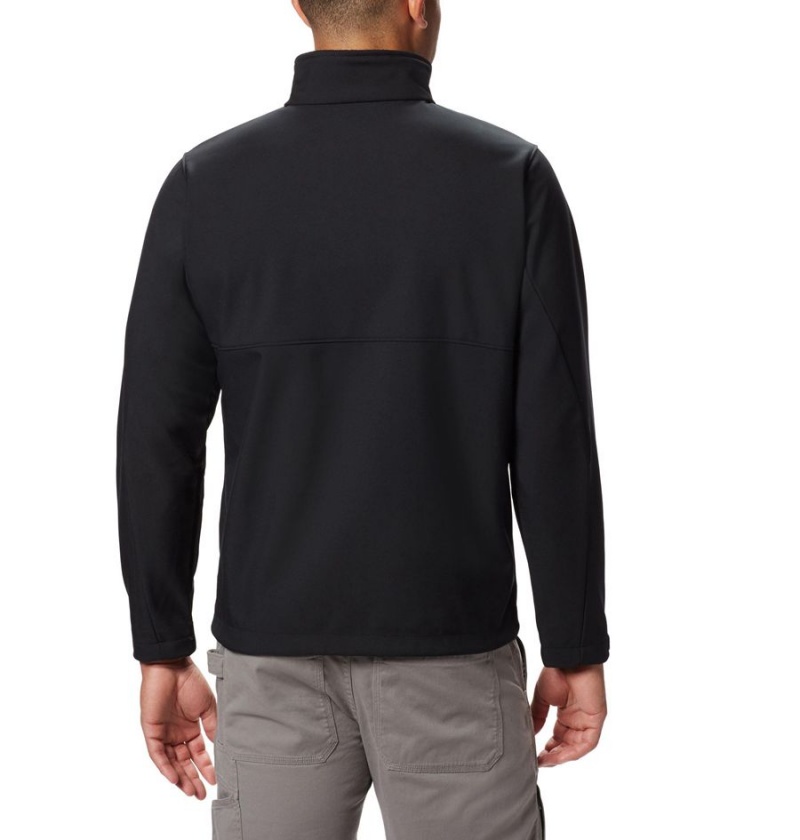 Black Columbia Ascender Men's Softshell Jackets | 28547JTBV