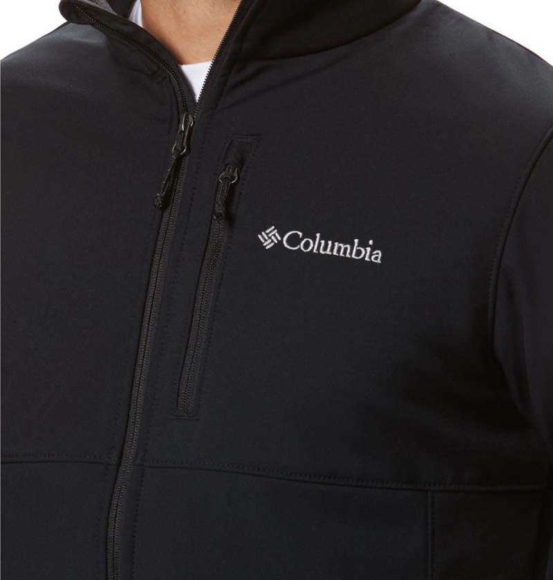 Black Columbia Ascender Men's Softshell Jackets | 28547JTBV