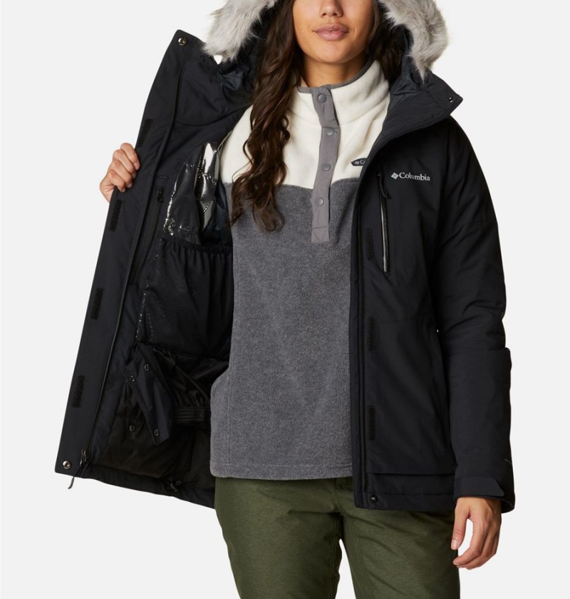 Black Columbia Ava Alpine Insulated Women's Ski Jacket | 03451FRGL