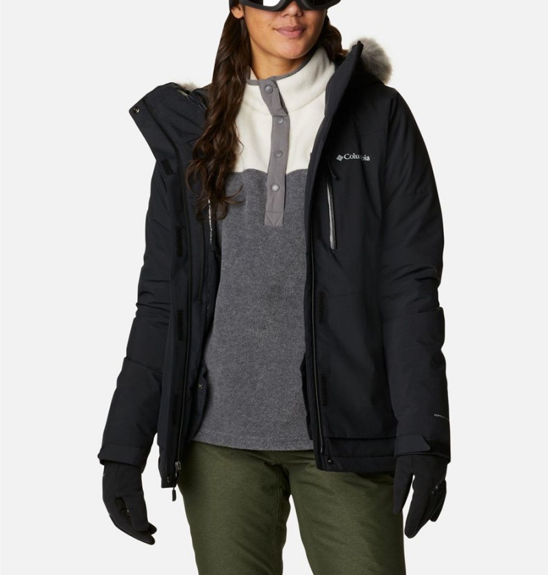 Black Columbia Ava Alpine Insulated Women's Ski Jacket | 03451FRGL